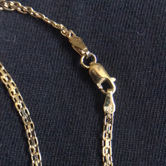 14K GF/Sterling Silver Natural 1ctw Diamonds Ladies V Necklace + Earring set! - Picture 10 of 15